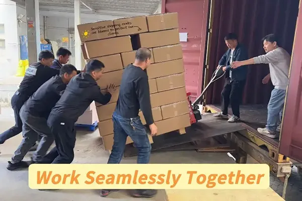 Efficiens Loading- A 40HQ continens Skincare Paper Boxes